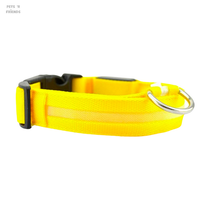 GlowGuard™ LED Halsband – Laat je Hond of Kat Altijd en Overal Opvallen!