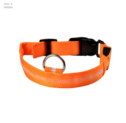 GlowGuard™ LED Halsband – Laat je Hond of Kat Altijd en Overal Opvallen!
