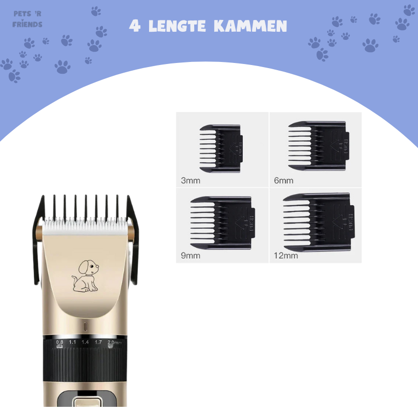 GroomPro™ – De Ultieme Thuis Trimset voor een Stralende Vacht!