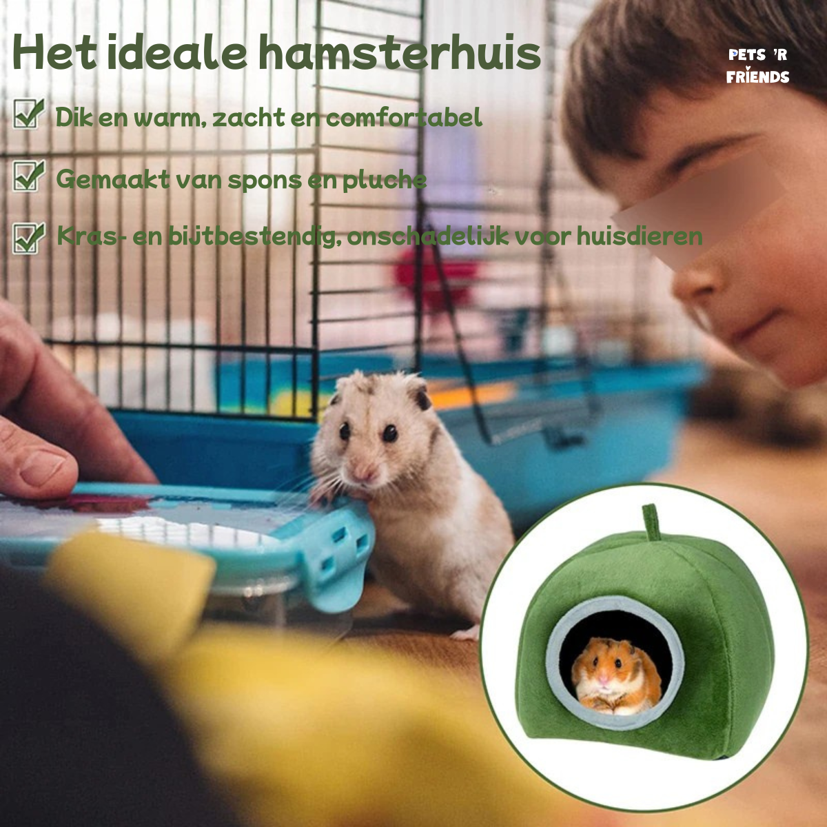 Spotty™ - Het ideale knaagdierenhuis voor jouw
