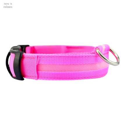 GlowGuard™ LED Halsband – Laat je Hond of Kat Altijd en Overal Opvallen!