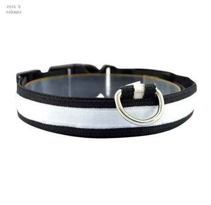 GlowGuard™ LED Halsband – Laat je Hond of Kat Altijd en Overal Opvallen!